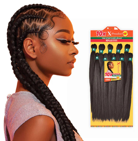 SENSATIONNEL 10X X-PRESSION PRE-STRETCHED BRAIDS