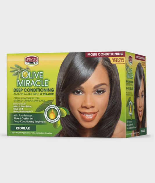 AFRICAN PRIDE ANTI-BREAKAGE NO LYE RELAXER KIT REGULAR