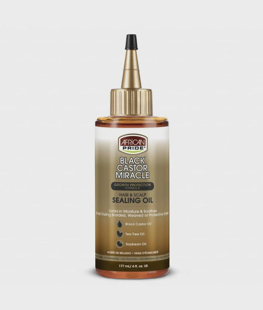AFRICAN PRIDE CASTOR OIL MIRACLE HAIR & SCALP SEALING OIL