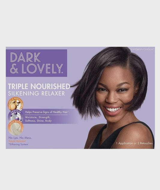 DARK & LOVELY SILKENING RELAXER KIT SUPER