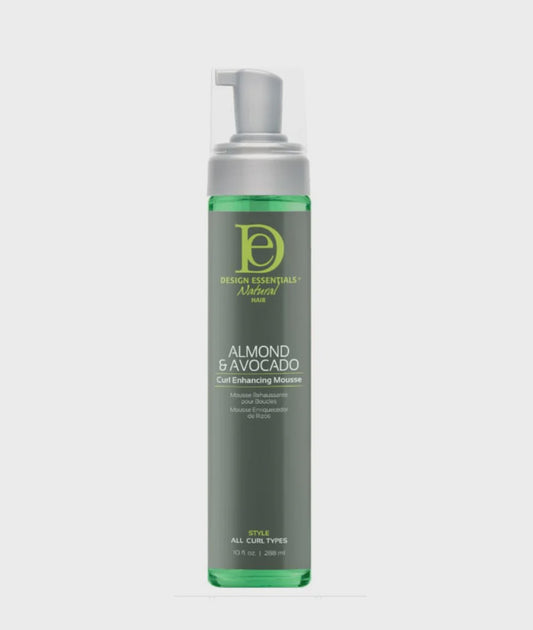 DESIGN ESSENTIAL NATURAL ALMOND & ADVOCADO CURL ENHANCING MOUSSE