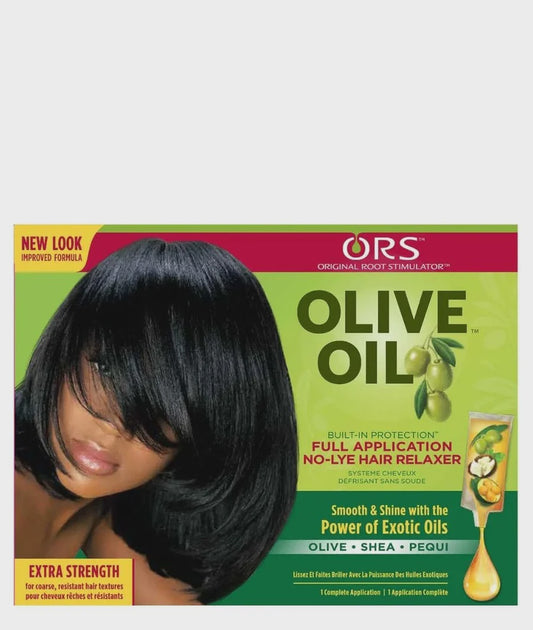 ORS OLIVE OIL FULL APPLICATION NO-LYE HAIR RELAXER EXTRA STRENGTH