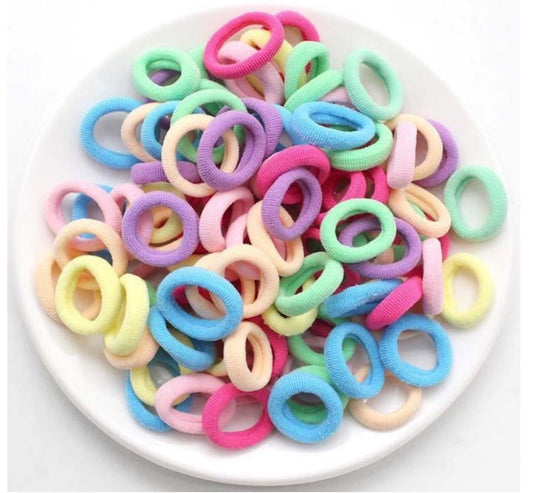 KIDS HAIR TIES 100PCS
