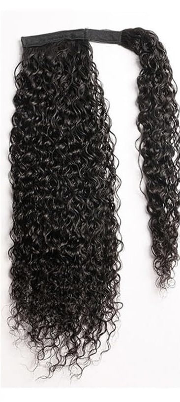 WRAP AROUND CURLY PONYTAIL HUMAN  24"