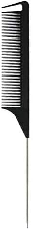 CARBON PARTING PIN TAIL COMB