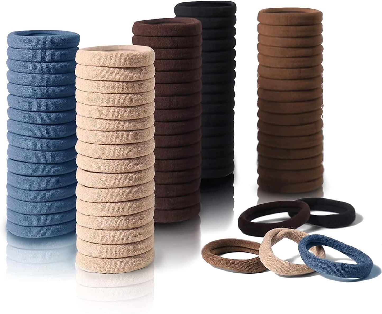 THICK SEAMLESS HAIR TIE 50PCS